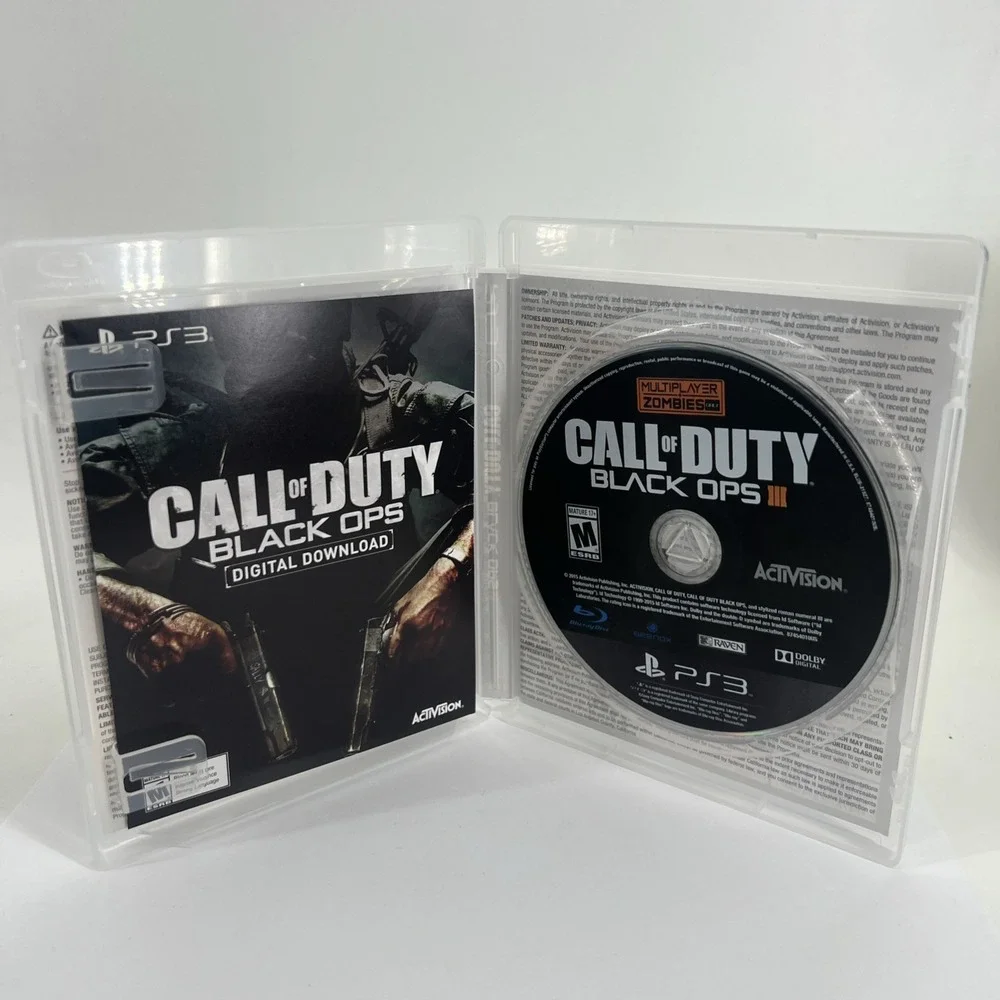 Call of Duty: Black Ops III 3 PS3 (Sony PlayStation 3) Complete Tested Working